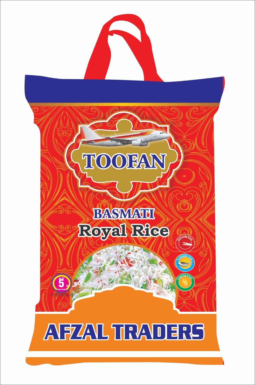 Toofan Basmati Long Grain XXL Rice